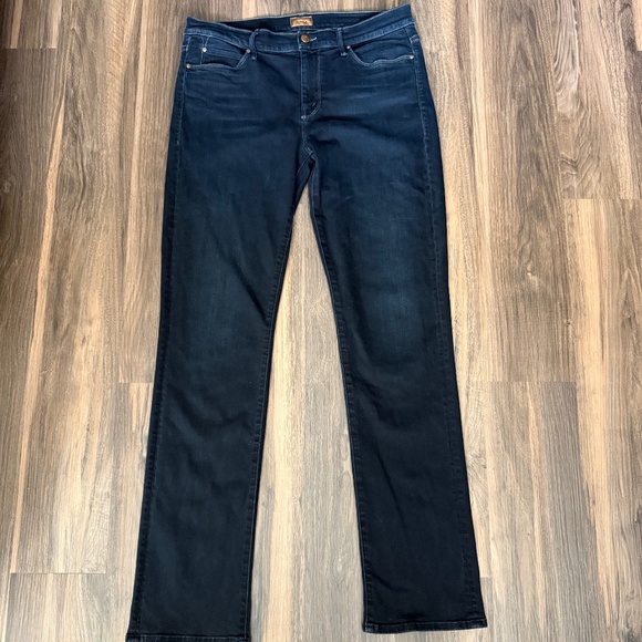 MOTHER The Rascal Mid Rise Dark Wash Jeans Size 32 - Picture 1 of 12